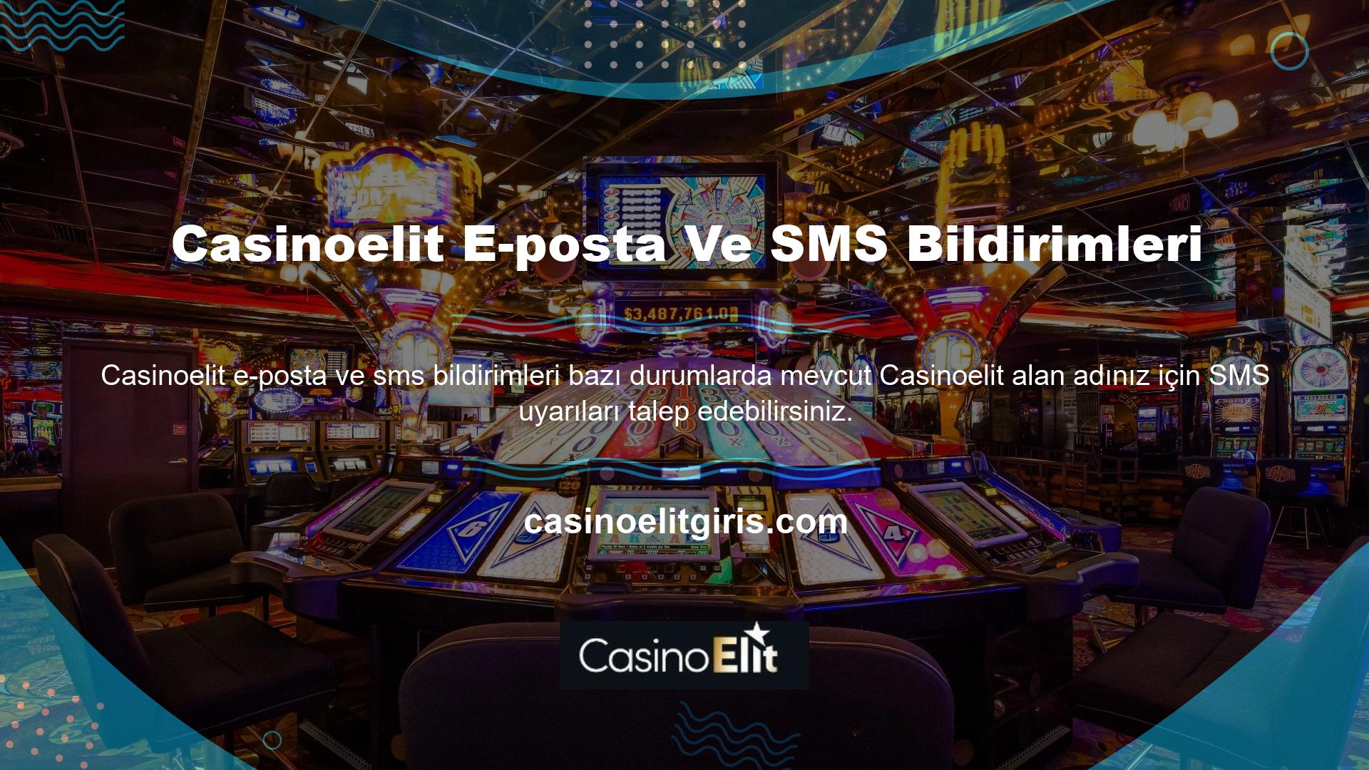 Türk Casino ve Casino Daha önce de belirttiğimiz gibi Casinoelit Türk Bahis ve Casino'ya kaydolmanın ilk adımı mevcut web sitenizin adresini girmektir