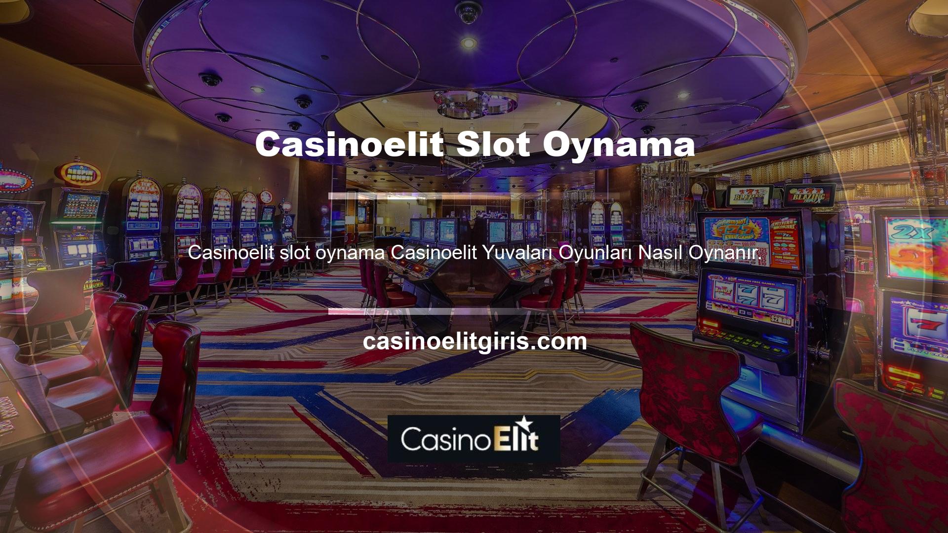 Casinoelit web sitesinde Casinoelit Yuvaları Turnuvaları Nasıl Katılır
